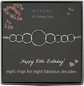 Amazon Efytal Birthday Gifts Sterling Silver Rings