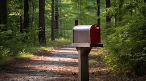 premium photo mail package  mailbox