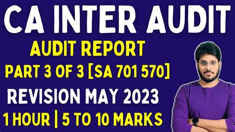 May Audit Report Revision Ca Inter Audit Marathon Sa