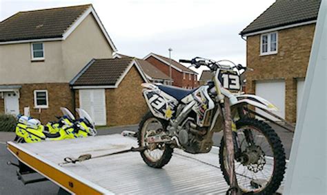 Police Seize Suspected Uninsured Trail Bike In Crackdown On Anti Social