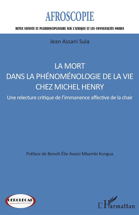 La Mort Dans La Ph Nom Nologie De La Vie Chez Michel Henry