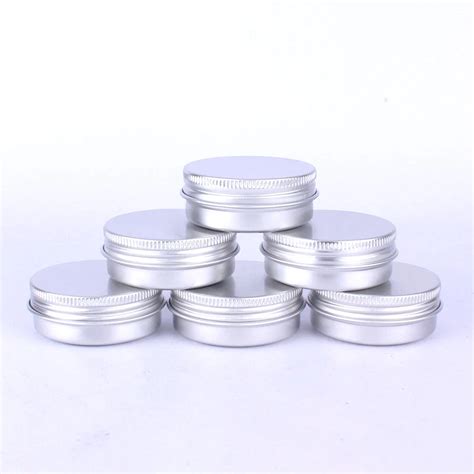 Aliexpress Buy Empty Cosmetic Tin Can Lip Balm Candle Jar