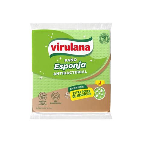 Virulana Pa O Esponja Antibacterial X Supermercado Online Super