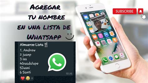 Gu A Definitiva C Mo Poner Tu Nombre En Una Lista De Whatsapp En