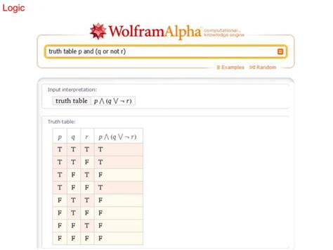 WolframAlpha Examples Part 4 PPT