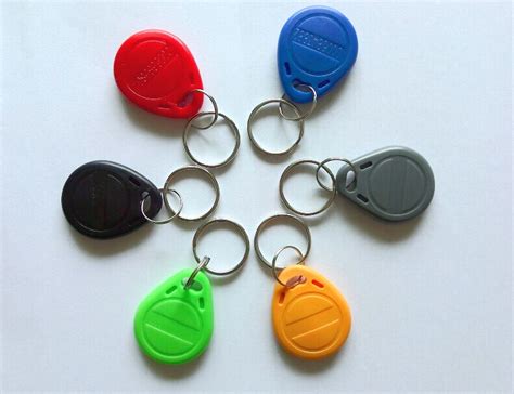 Color Pcs Lot Rfid Tag Proximity Id Token Tag Key Ring Khz Rfid