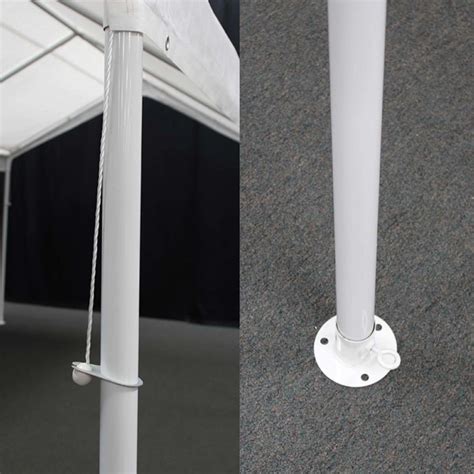 King Canopy 18 X 27 White Hercules 10 Leg Canopy