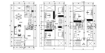 Ennis house floor plan - Cadbull