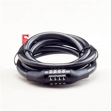 Bicycle Digital Combination Lock Pcs Code Cable Lock Anti Theft