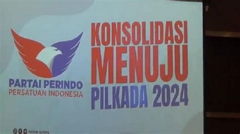 Dpw Partai Perindo Sulteng Gelar Konsolidasi Persiapan Hadapi Pilkada