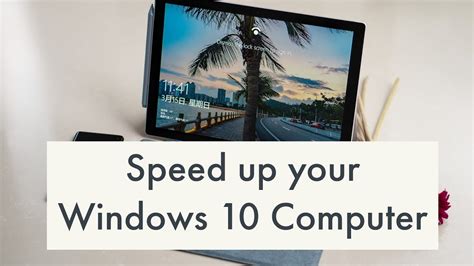 How To Speed Up Windows Computers For Free Youtube