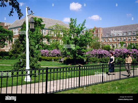 Residence halls on campus of Michigan State University, East Lansing ...