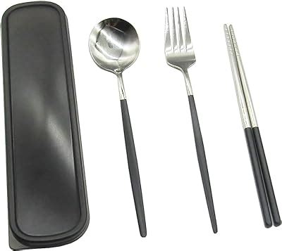 Amazon Axiaolu Travel Utensils Stainless Steel Pcs Stainless