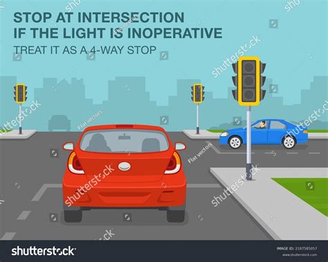 Safe Driving Tips Traffic Regulation Rules Stock Vector Royalty Free