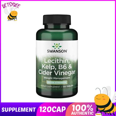 Swanson Lecithin Kelp B 6 Cider Vinegar Best Weight Control Formulas 120 Tablets Lazada Ph