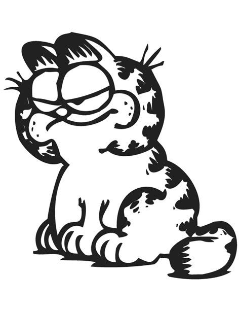 garfield clipart black and white 10 free Cliparts | Download images on ...