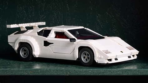 Este Lamborghini Countach De Lego Funcional Tambi N Tiene Un Motor V