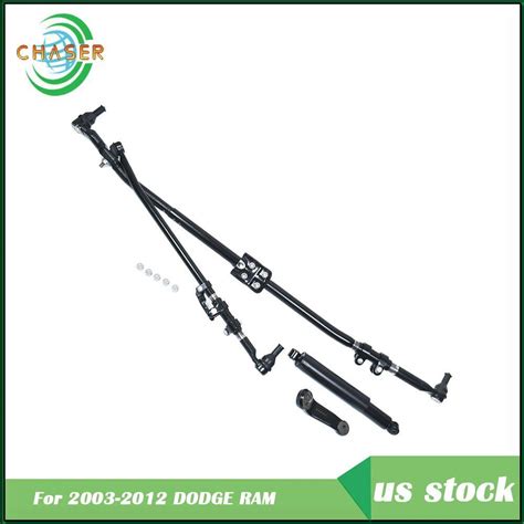 Steering Linkage Drag Link Tie Rod Kit For 2003 2012 Dodge Ram 1500