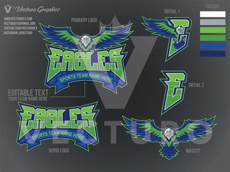 Eagles 2 Sports Logo Pack Vecturo Graphics