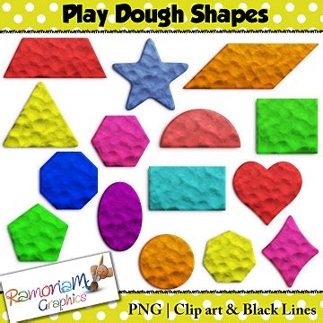 Playdough Shapes Clip art, Photos – Kids Approved