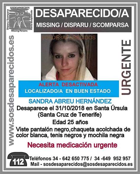 Localizada Buen Estado Joven Desaparecida En Santa Rsula Tenerife