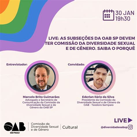 Saiba O Porqu As Subse Es Da Oab Sp Devem Ter Comiss O De Diversidade