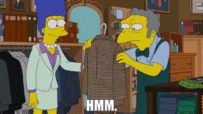 YARN Hmm The Simpsons 1989 S24E19 Comedy Video Gifs By