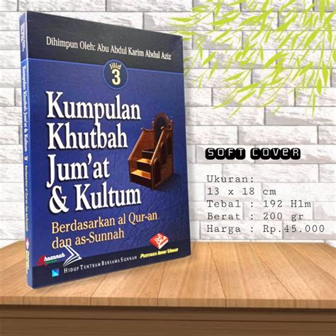 Jual Kumpulan Khutbah Jumat Kultum Setahun Jilid Berdasarkan Al