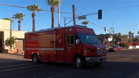 Phoenix Fire Hazmat 4 Returning To Station Youtube