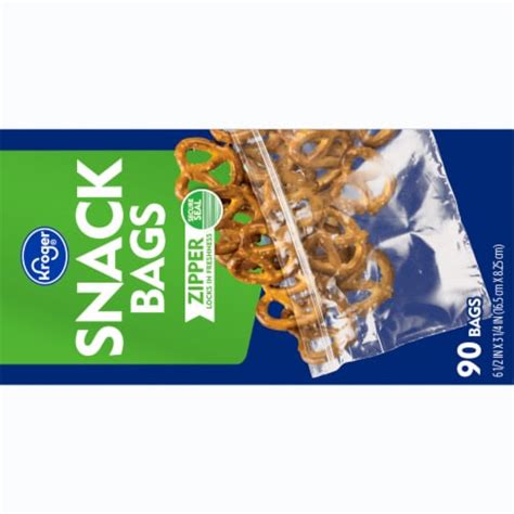 Kroger Secure Seal Zipper Snack Bags Ct Fred Meyer