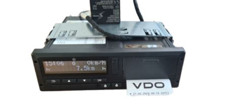 VDO Digital Fahrtenschreiber DTCO 4 0 1381 Tachograph MAN Tachograf