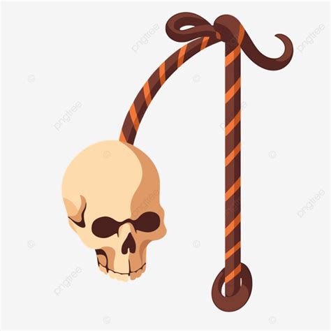 Noose Clipart Skull With A Rope And Hanging From A Rope Cartoon Vector