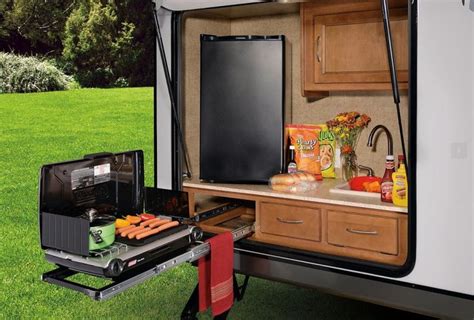 10 Amazing Rvs Outdoor Entertaining And Kitchens Outdoor Camping Kitchen Outdoor Kitchen Design