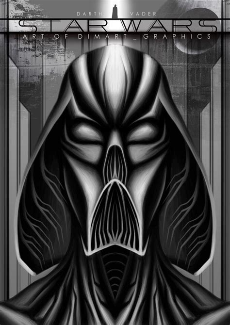 Darth Vader Horror Digital Artist Portrait Star Wars Darth Vader