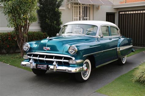 Chevrolet Bel Air Sedan O Ltimo Ano Da Primeira Gera O Motor Tudo