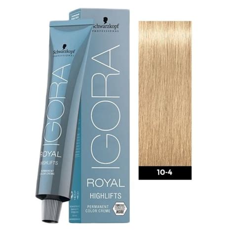 Schwarzkopf Igora Royal 60g 10 4 HighLift Ultra Light Beige Blonde