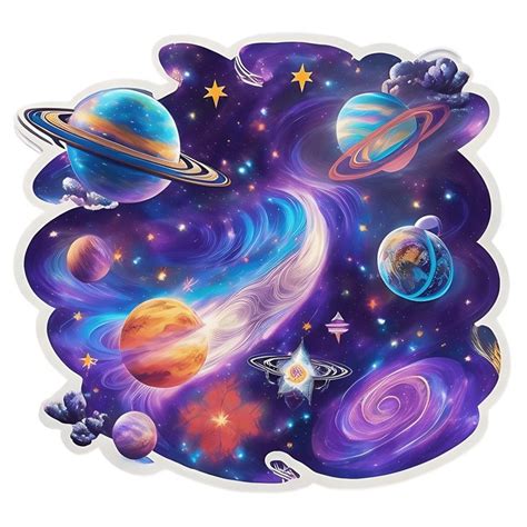 Embark On A Galactic Adventure Sticker