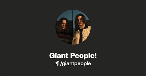 Giant People Instagram TikTok Linktree