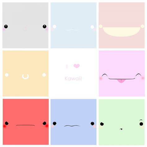 Kawaii Face Wallpapers - Top Free Kawaii Face Backgrounds - WallpaperAccess