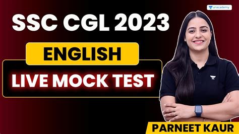 Ssc Cgl 2023 English Live Mock Test English Mocks Cgl English