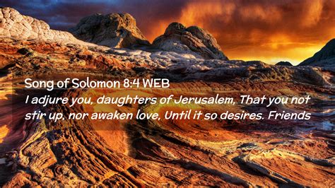 Song Of Solomon Web Desktop Wallpaper I Adjure You Daughters Of