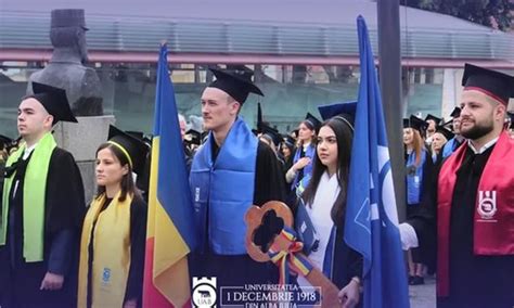 Festivitate de absolvire a promoției 2024 de la universitatea albaiuliană