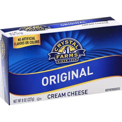 Crystal Farms Cream Cheese, Original | Dairy | Priceless Foods