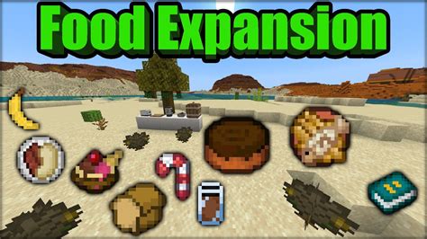 Strat S Food Expansion Addon Minecraft Pe Mcpe Bedrock Edition Mod