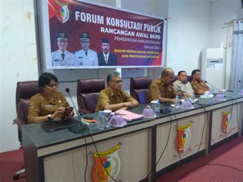 Sigi Gelar Konsultasi Publik Rancangan Awal RKPD HARIAN MERCUSUAR