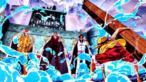 Luffy Vs Three Admirals One Piece Anime Admiral Dbz Loki Marine