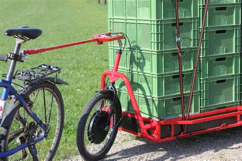 Carla Cargo Bicycle Trailer Red Carrello