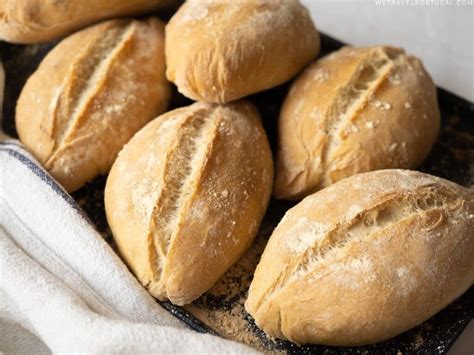 Homemade Papo Secos Portuguese Bread Rolls