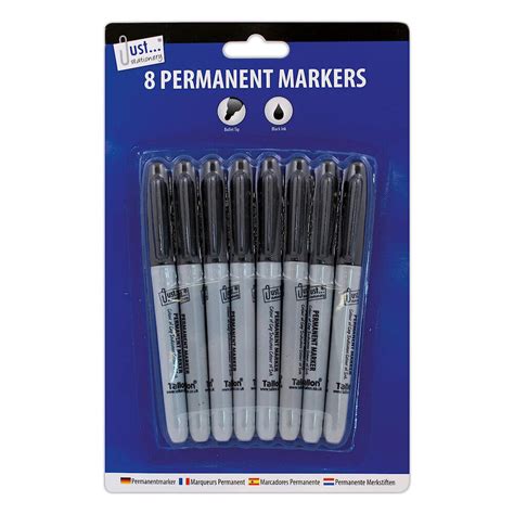 Permanent Markers Black Pack Of Peak Dale Products