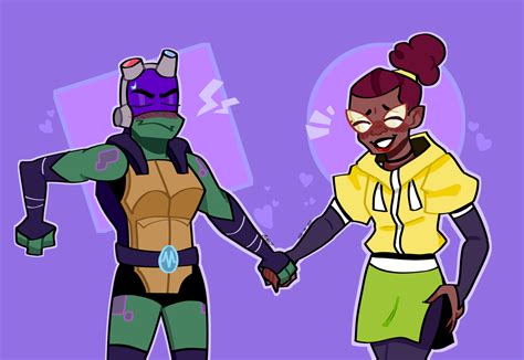 Donnie ‘n’ April - ROTTMNT Angiie Things - Illustrations ART street